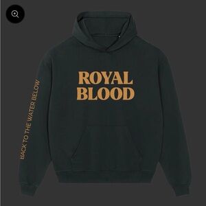 Royal Blood BACK TO THE WATER BELOW BLACK HOODIE